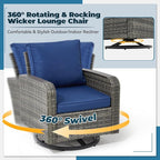 5 Pieces Outdoor Furniture Set - Image 3
