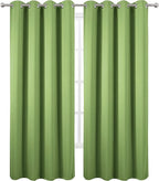 Light Green Thermal Blackout Curtains/52 x 108 Inch/Set of 2 Panels Room - Image 2