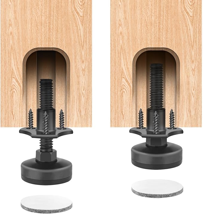 Anwenk 8Pack Leveling Feet Adjustable Furniture Levelers Table Leg Levelers - Image 4