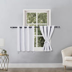 RV Blackout Curtains for Bedroom, 52 x 30 Inches Long Greyish White | Thermal - Image 2