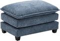 Ihanherry Ottoman for Modular Sectional Cloud Sofa, Chenille Deep Seat Couch by iHanHerry