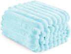Exclusivo Mezcla Striped Twin Size Fleece Blanket - Image 8