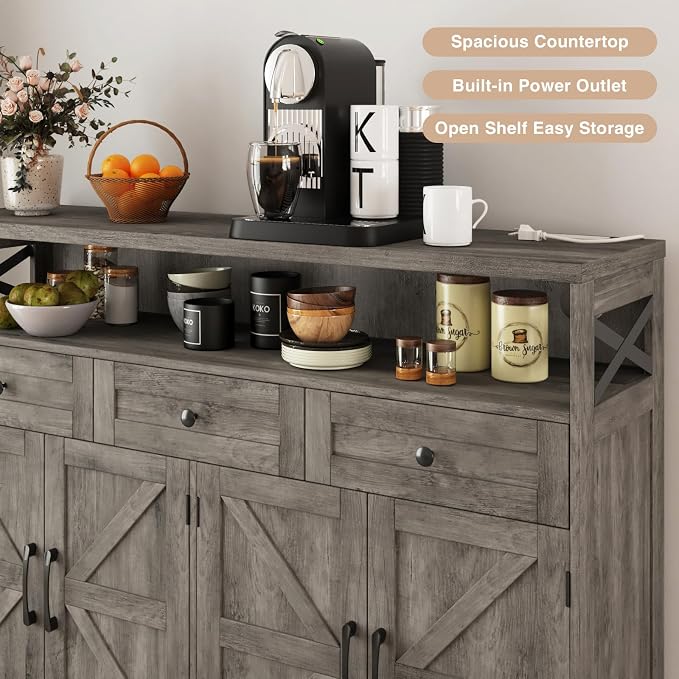Befrases Farmhouse Buffet Cabinet - Image 8