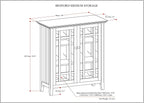 SIMPLIHOME Bedford Storage Cabinet - Image 3