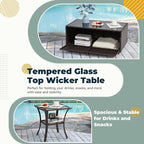 7 Pieces Outdoor Furniture Set - Image 6