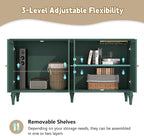 ARTPOWER 58'' Mid-Century Modern Buffet Storage Cabinet - Image 4