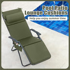 Wenqik 2 Pcs Outdoor Chaise Lounge Cushion - Image 4