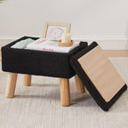 Storage Ottoman, Small Foot Stool Ottoman by FIMIVIBI