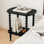 2-Tier Side Table, Small End Table - Image 7