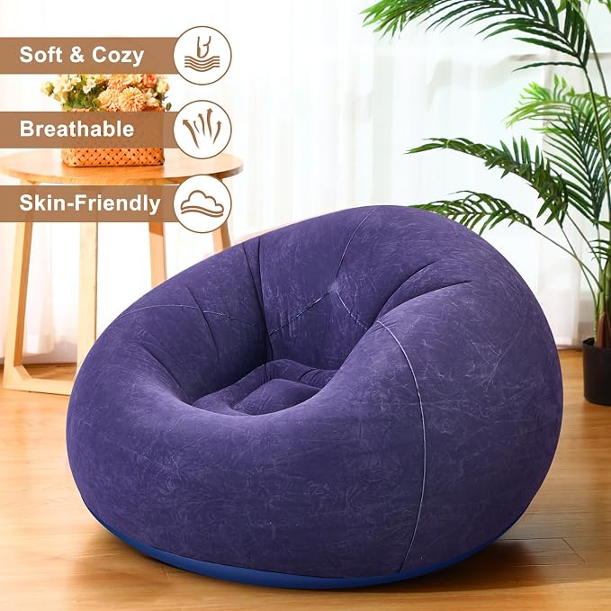Realspring 6 9 12 Pcs Inflatable Bean Bag Chairs - Image 3
