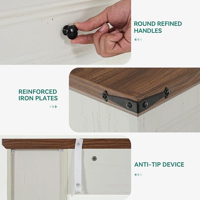 YITAHOME Farmhouse Console Table - Image 5