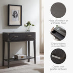 Leick Home 24032 Beckett One Drawer Hall Stand - Image 6