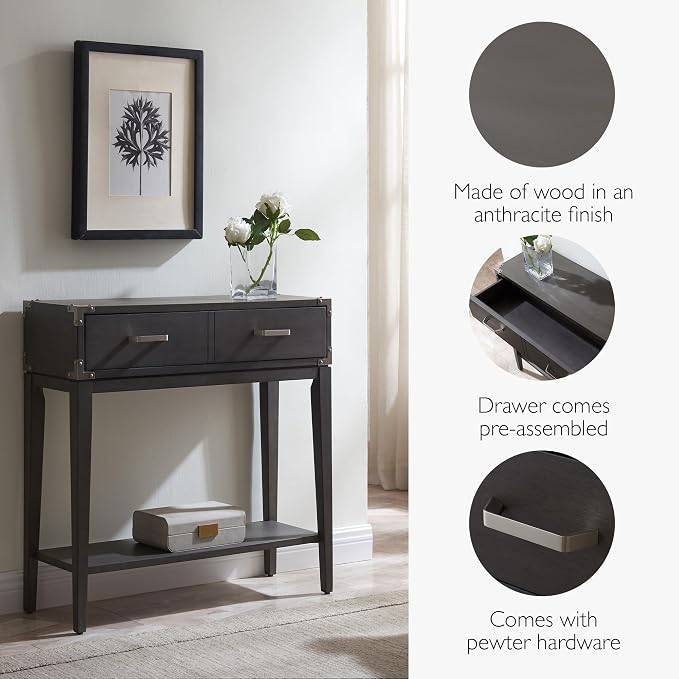 Leick Home 24032 Beckett One Drawer Hall Stand - Image 6