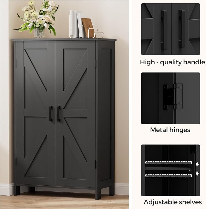 Homleke Farmhouse Bathroom Cabinet - Image 6
