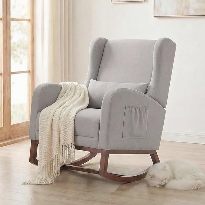 Nursery Rocking Chair，Rocking Chair - Image 3