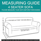 U-NICE HOME 4 Seater Stretch Couch Cover - Image 6