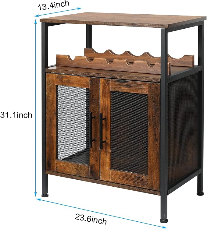 X-cosrack Wine Bar Rack Cabinet - Image 9
