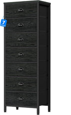 Furnulem Bedroom Dresser, Tall Chests of Drawers - Image 9