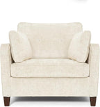 Luxury Oversized Accent Chair, 40.9" Upholstered Piping Single Armchairs - Image 9