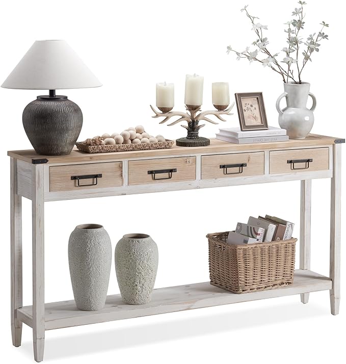 RUSTOWN Farmhouse Console Table by RUSTOWN