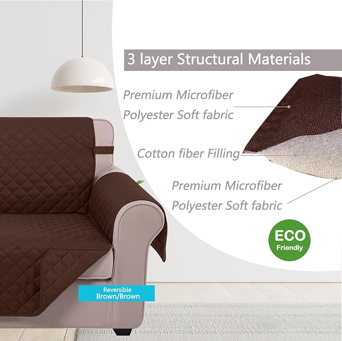 U-NICE HOME Loveseat Sofa Cover - Image 4