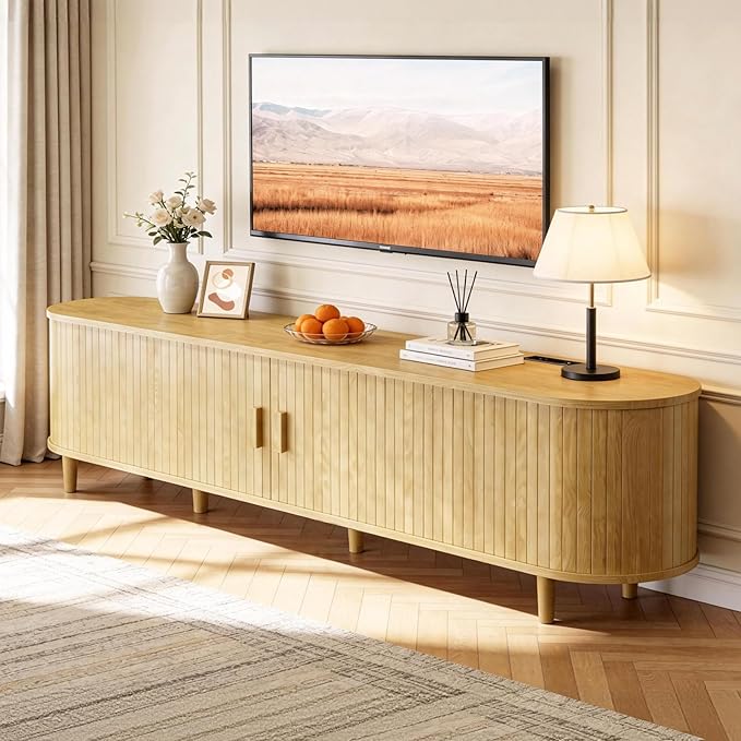 70" Mid Century Modern TV Stand by Unknown