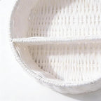 Panda Nursery Decor Wall Shelf, Handwoven Wicker Nursery Shelves - Image 8