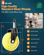RidRed Gaming Chair Wheels - Image 2
