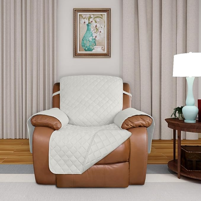 PureFit Reversible Recliner Chair Covers Couch Covers - Image 2