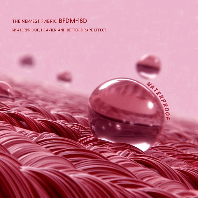 BALCONY & FALCON Placemats Set of 4 Faux Linen Cloth Place Mats Washable - Image 2