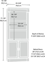 Sauder Palladia Book Shelf, Bookshelf - Image 3