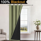 Yakamok Sage Blackout Curtains 96 Inches Long - Image 2