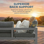 Solaste Aluminum Patio Furniture Set - Image 4