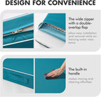 MIULEE Teal Outdoor Seat Cushion 24x24 Inch Waterproof & 3 Year Fade Resistant - Image 7