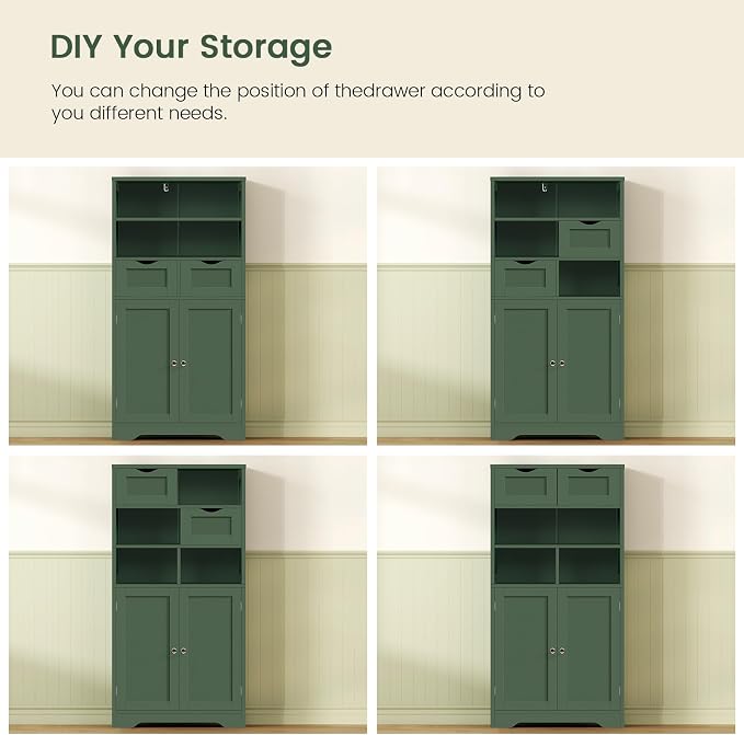 Iwell Bathroom Storage Cabinet - Image 6