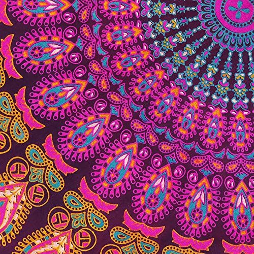 Mandala Floor Pillow Cover Meditation Cushion Seating Throw Hippie Round - Image 7