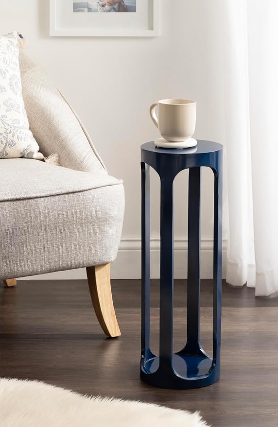 Kate and Laurel Dahl Modern Wooden Round Drink Table, Transitional Circle - Image 2