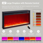 Modern Fireplace TV Stand with 36" LED Electric Fireplace - Image 4