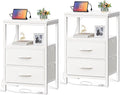 Huuger Nightstands Set of 2, End Tables by Huuger