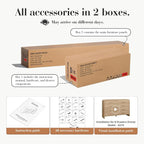 Curved 8-Drawer Dresser for Bedroom, 53.82" Wide Modern Chest of Drawers - Image 3
