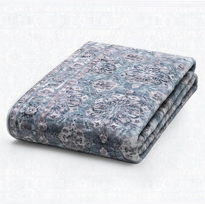 SERISSA 3x5 Washable Non Slip Floral Boho Area Rug - Image 5