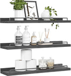 RYOFOBETTO 22 inches Long Floating Shelves, Bathroom Decor Shelves Over Toilet by RYOFOBETTO