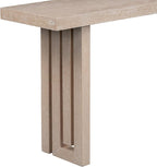 59" Console Table Sofa Table for Entryway, Oak Veneer Console Table Mid-Century - Image 4