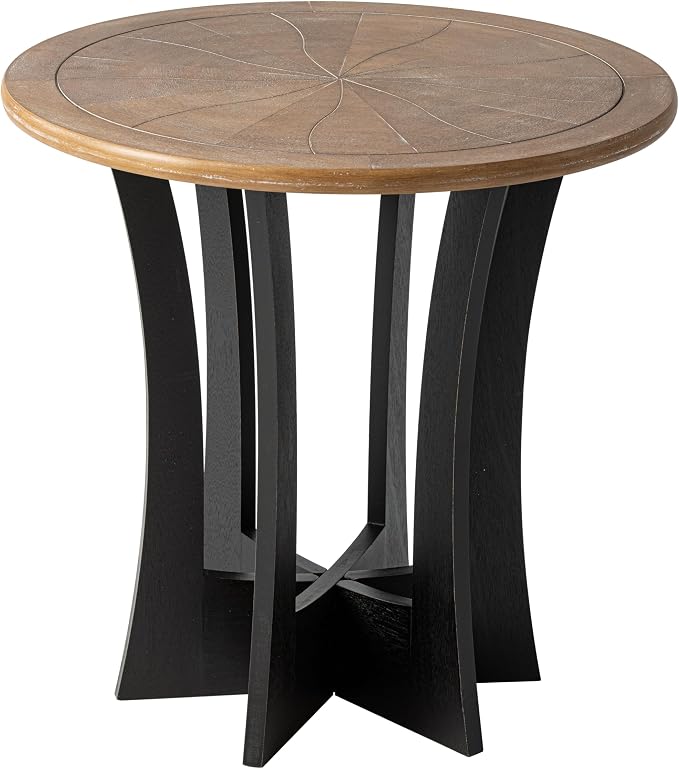 COZAYH Farmhouse Round End Table - Image 9