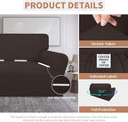 Easy-Going 100% Waterproof Loveseat Couch Cover Stretch Jacquard Sofa Cover | - Image 4