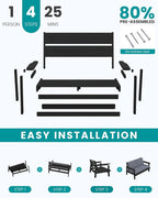 SERWALL Outdoor Loveseat - Image 8