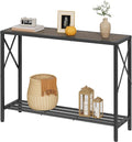 Tajsoon Industrial Console Table 41.8", 2 Tier Entryway Table by Tajsoon