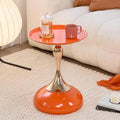 Sleek Hourglass Side Table by Unknown