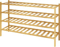 Kitsure Bamboo Wooden Shoe Rack by Kitsure