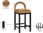 Meridian Furniture 11035Saddle-C Conrad Collection Art Deco Counter Stool - Image 9
